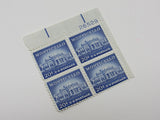 USPS Scott 1047 Vintage 20c Monticello Plate Block Mint Never Hinged/MNH -- New