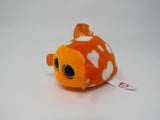 Ty Teenie Beanie Baby Walter Teeny Tys Orange/White Clown Fish Polyester Fiber -- Used