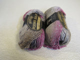 Wisdom Yarns Poems Silk Yarn Multicolored 2 Skeins 109 Yards Each -- New
