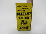 Balkamp Battery Hold Down New Vinyl-bonded Steel Adjustable 3-4595 -- New