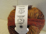 Berroco Quasar Yarn 1 Skein 175 Yards Multicolored Browns/Rust -- New