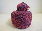 Lisa Souza Hardtwist Yarn Berry Poppins 1 Ball 500 Yards Pink/Purple -- New