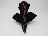 Ty Beanie Boos Anora Black/Rainbow 06T-01597714 Polyester Fiber Plastic Pellets -- Used