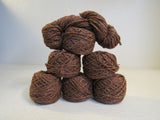 Nasha Handknits Isabella Yarn Andalusite 6 Balls 1 Skein 109 Yards Each Brown -- New