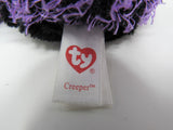 Ty Beanie Boos Creeper Black/Purple Super Soft 10T-01002912 Polyester Fiber -- Used