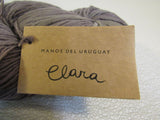 Manos Del Uruguay Clara Yarn Frost 1 Skein 385 Yards Gray 100% Superwash Merino -- New
