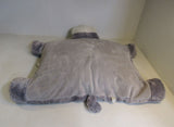 KellyToy Pillow Chums Dog Gray/White Ages 3 & Up Q017 Polyester Fiber -- Used