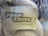 KellyToy Pillow Chums Dog Gray/White Ages 3 & Up Q017 Polyester Fiber -- Used