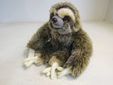 FAO Schwarz Plush Sloth Brown/Cream Very Furry 35267A9200 Polyester Fiber -- Used