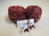 Malabrigo Rios Yarn Archangel 2 Balls 210 Yards Each Orange/Brown/Gold -- New