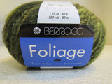 Berroco Foliage Yarn Foliage 2 Balls 100 Yards Each Green/Brown -- New