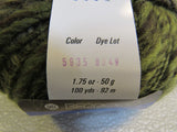 Berroco Foliage Yarn Foliage 2 Balls 100 Yards Each Green/Brown -- New