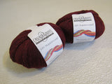 Cascade Yarns 220 Superwash Yarn Wine 2 Balls 220 Yards Each 100% Superwash Wool -- New