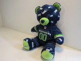 BABW Seattle Seahawks Plush Bear Build-A-Bear Blue/Green Polyester Fiber -- Used