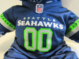 BABW Seattle Seahawks Plush Bear Build-A-Bear Blue/Green Polyester Fiber -- Used
