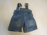 BABW Build A Bear Clothing Jean Overalls Blue Denim -- Used