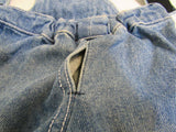 BABW Build A Bear Clothing Jean Overalls Blue Denim -- Used
