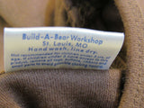 BABW Build A Bear Clothing T Shirt Brown Ages 3 & Up Treasure Hunt -- Used