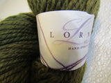 Lornas Laces Shepherd Worsted Hand Dyed Yarn 1 Skein 225 Yards Brownish Green -- New