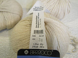 Berroco Folio Yarn Cream Pima Poo 3 Balls 219 Yards Each -- New