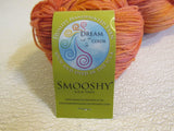 Drean in Color Smooshy Sock Yarn Flamingo Pie 1 Skein 450 Yards Orange/Coral -- New