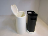 Standard Bathroom Trash Can 3 Gallon White P-RI-GW32 -- New