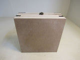 Designer Wooden Tea Box With 9 Sections Light Beige -- Used