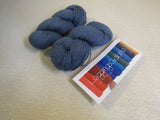 Morehouse Merino 2Ply Sport Weight Yarn Slate Blue 2 Skeins 440 Yards Each -- New