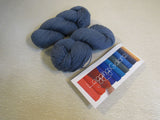 Morehouse Merino 2Ply Sport Weight Yarn Slate Blue 2 Skeins 440 Yards Each -- New