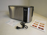 Homasy ikich 4 Slice Toaster 28-in Cord 6 Shade Settings CP144A Stainless Steel -- New