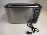 Homasy ikich 4 Slice Toaster 28-in Cord 6 Shade Settings CP144A Stainless Steel -- New