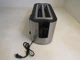 Homasy ikich 4 Slice Toaster 28-in Cord 6 Shade Settings CP144A Stainless Steel -- New