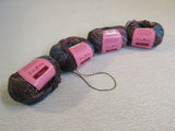 Louisa Harding Yarns Noema Yarn 4 Balls 131 Yards Each Brown/Teal/Peach/Rose -- New