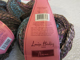 Louisa Harding Yarns Noema Yarn 4 Balls 131 Yards Each Brown/Teal/Peach/Rose -- New