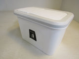 KaryHome Over Cabinet Door Waste Basket White Slide Top -- New