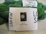 Love Spun Yarns Worsted Weight Yarn 3 Skeins 104 Yards Each Green/Blue/Teal -- New