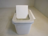 KaryHome Over Cabinet Door Waste Basket White Slide Top -- New