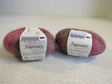 Rowan Tapestry Yarn 2 Balls 131 Yards Each Rose/Tan/Brown -- New