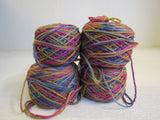 Lornas Laces Shepherd Worsted Yarn Watercolor 4 Balls 225 Yards Each -- New