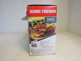 George Foreman 2 Serving Classic Plate Electric Indoor Grill 22-in Cord GR10B -- New