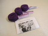 Plymouth Yarn DK Merino Superwash Collage Yarn Fuchsia 3 Balls 130 Yards Each -- New