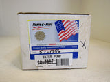 Parts Plus Water Pump By Cardone 57-1256 -- New