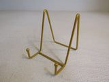 Designer 4-in Plate Picture Holder Stand Gold -- New