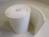 Standard 6-in Fuzzy Foam Cushion Roll Peel & Stick 84-in Long White -- New