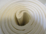 Standard 6-in Fuzzy Foam Cushion Roll Peel & Stick 84-in Long White -- New