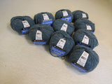 Berroco Blackstone Tweed Yarn Blue Tweed 10 Balls 130 Yards Each -- New