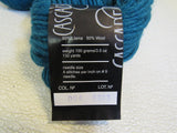 Cascade Yarns Pastaza Yarn Teal 7 Skeins 132 Yards Each 50% Llama 50% Wool -- New