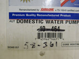 Parts Plus Domestic Water Pump By Cardone 58-361 -- New
