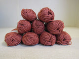 Valley Yarns Greenfield Yarn Mauve 9 Skeins 88 Yards Each -- New
