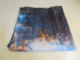 Biscaynebay Fabric Shower Curtain Liner 72in x 72in Black Galaxy Design -- New